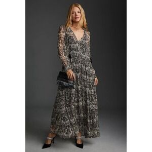 marais printed chiffon maxi dress The Marais Dress from Anthropologie